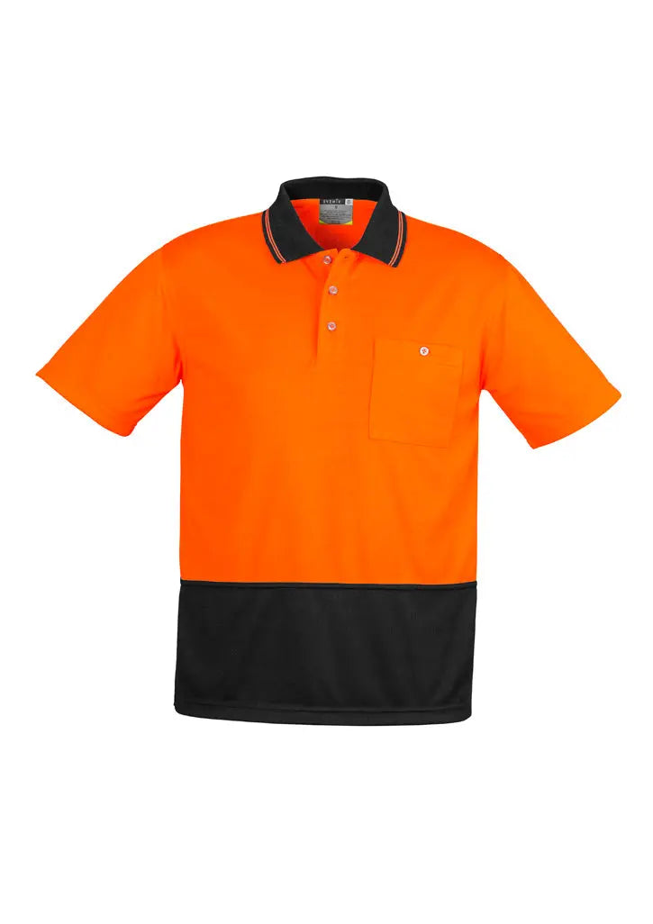SYZMIK Unisex Hi Vis Basic Spliced Polo - Short Sleeve ZH231 - City Workwear